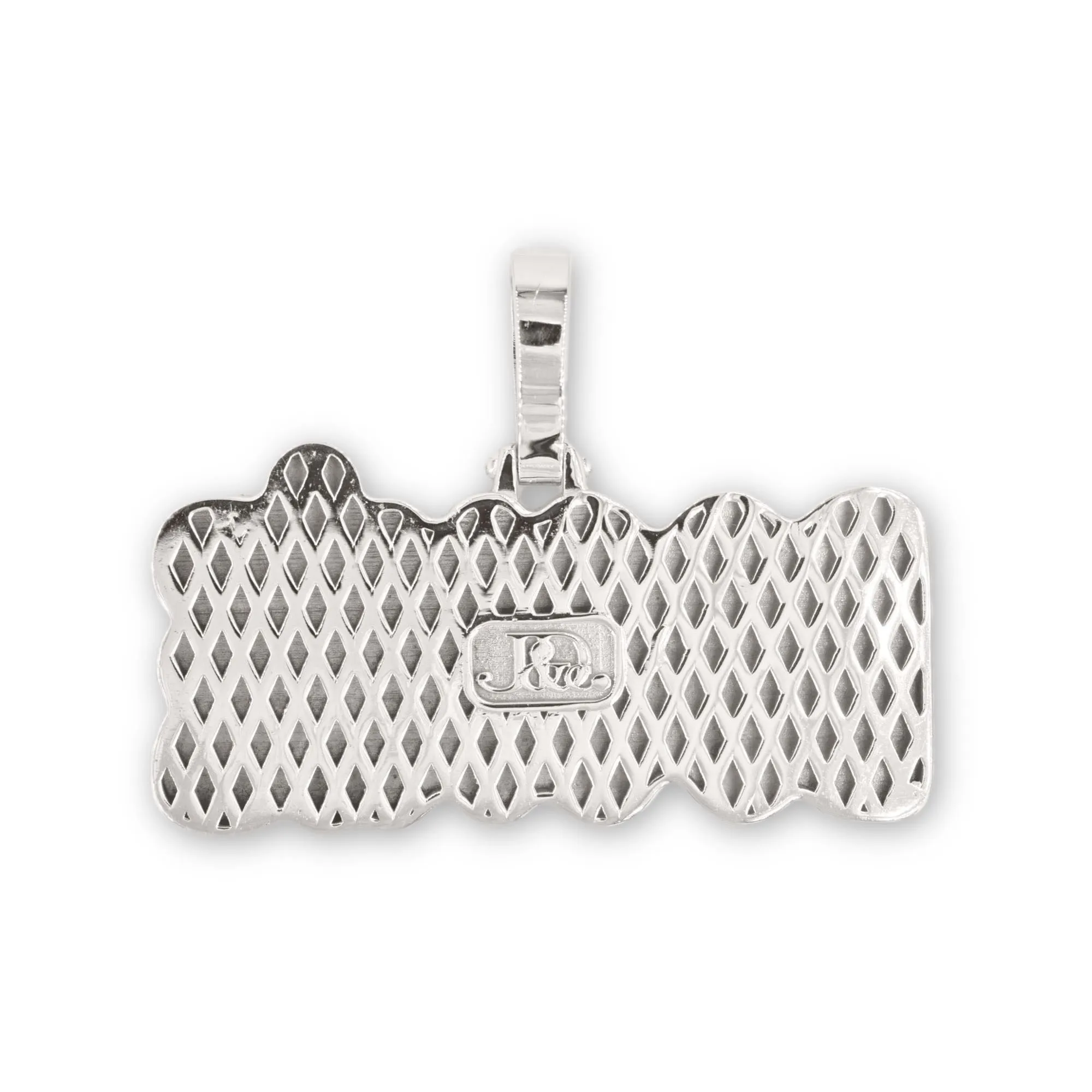 10K White Gold Bookie Pendant w/ JD&CO Stamp