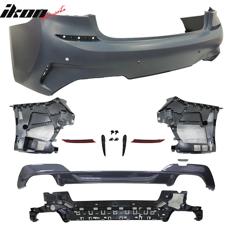 2019-2022 BMW G20 Unpainted M340 Front Rear Bumpers M-Tech Side Skirts
