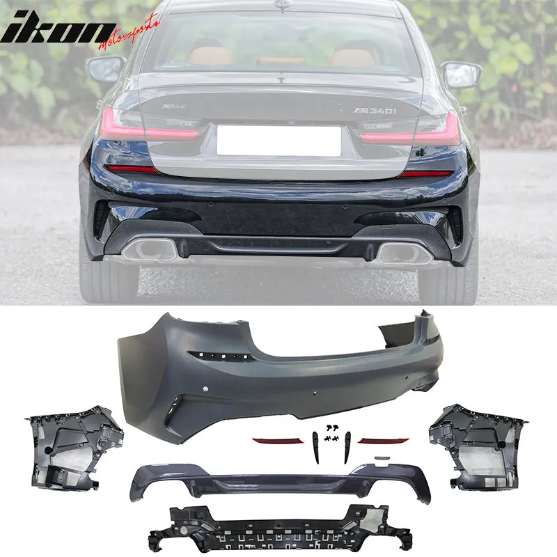 2019-2022 BMW G20 Unpainted M340 Front Rear Bumpers M-Tech Side Skirts
