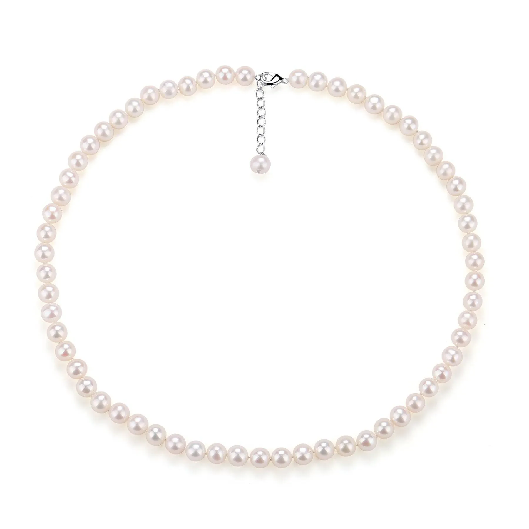 6-7mm White Freshwater Versa Pearl Necklace