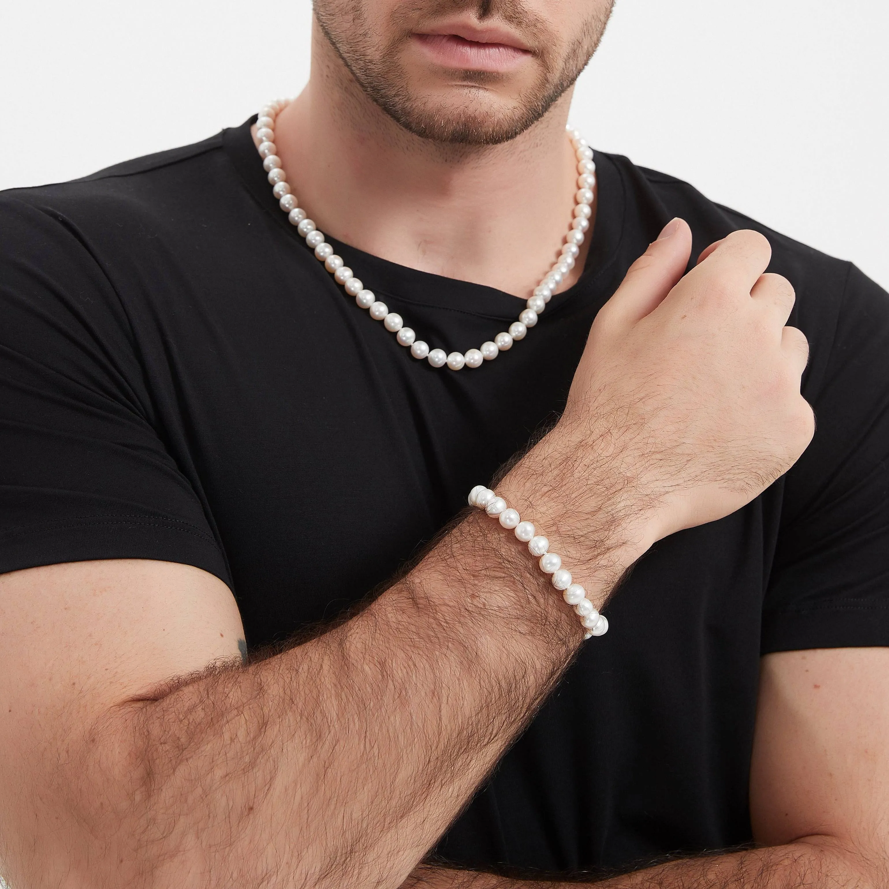 6-7mm White Freshwater Versa Pearl Necklace