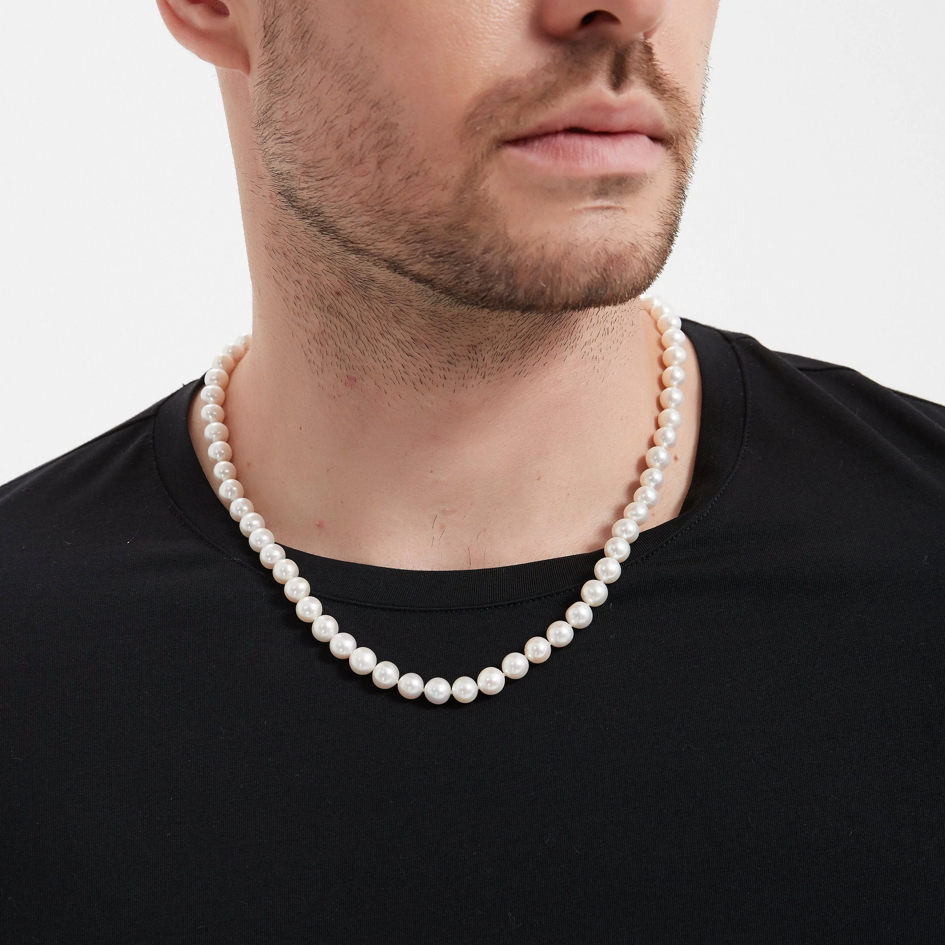 6-7mm White Freshwater Versa Pearl Necklace