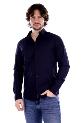 Calvin Klein Camicia Blu Da Uomo