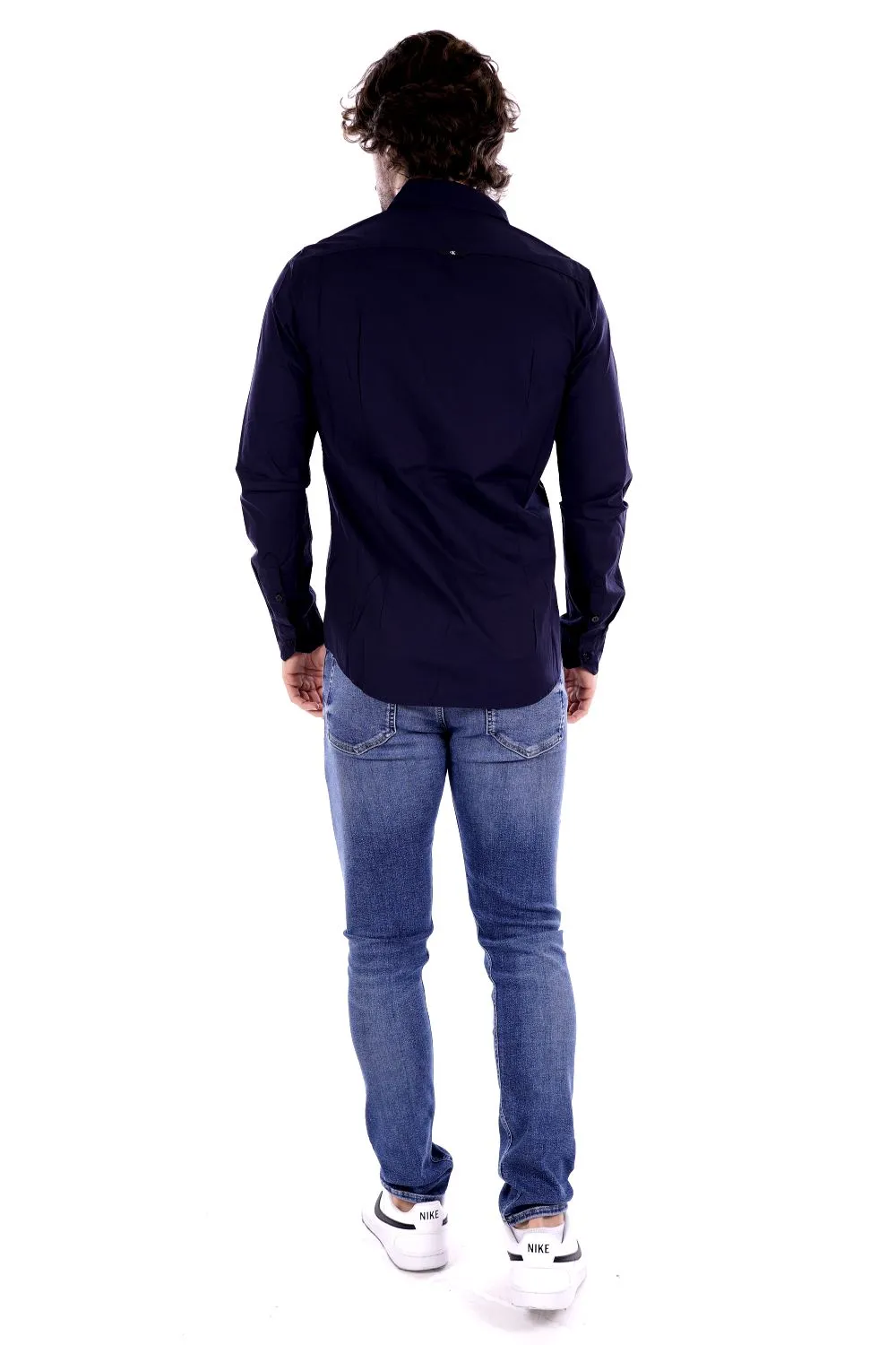 Calvin Klein Camicia Blu Da Uomo