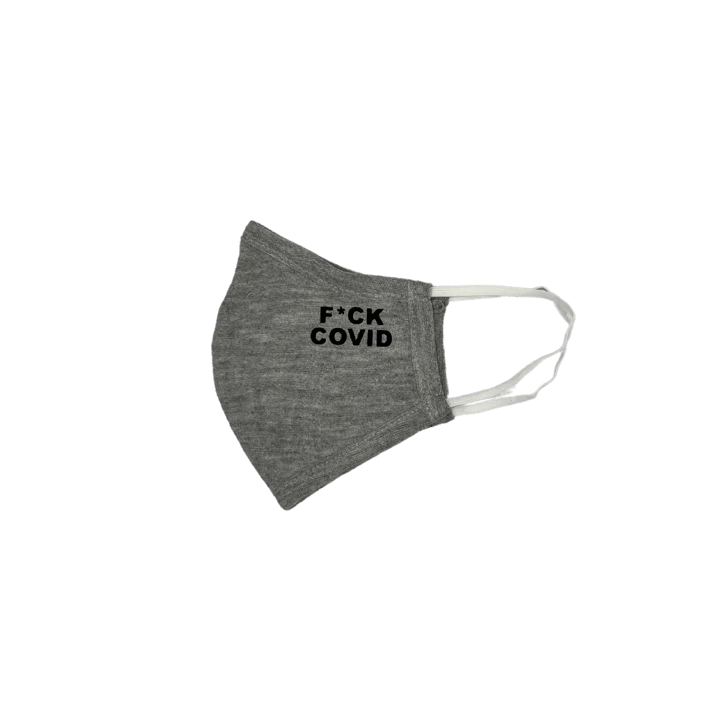 F*ck Covid Mask - Grey