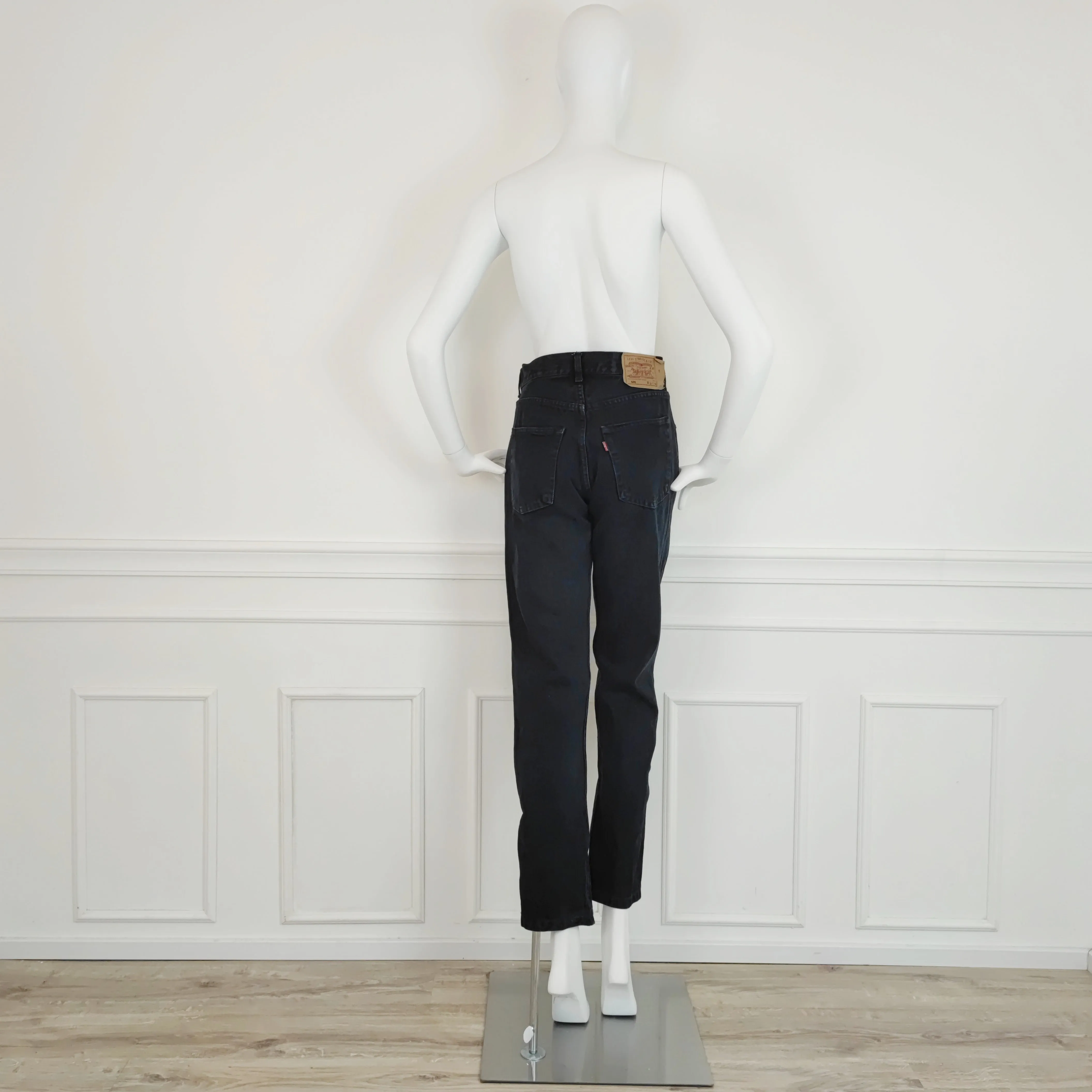Jeans Levi's 501 nero slavato