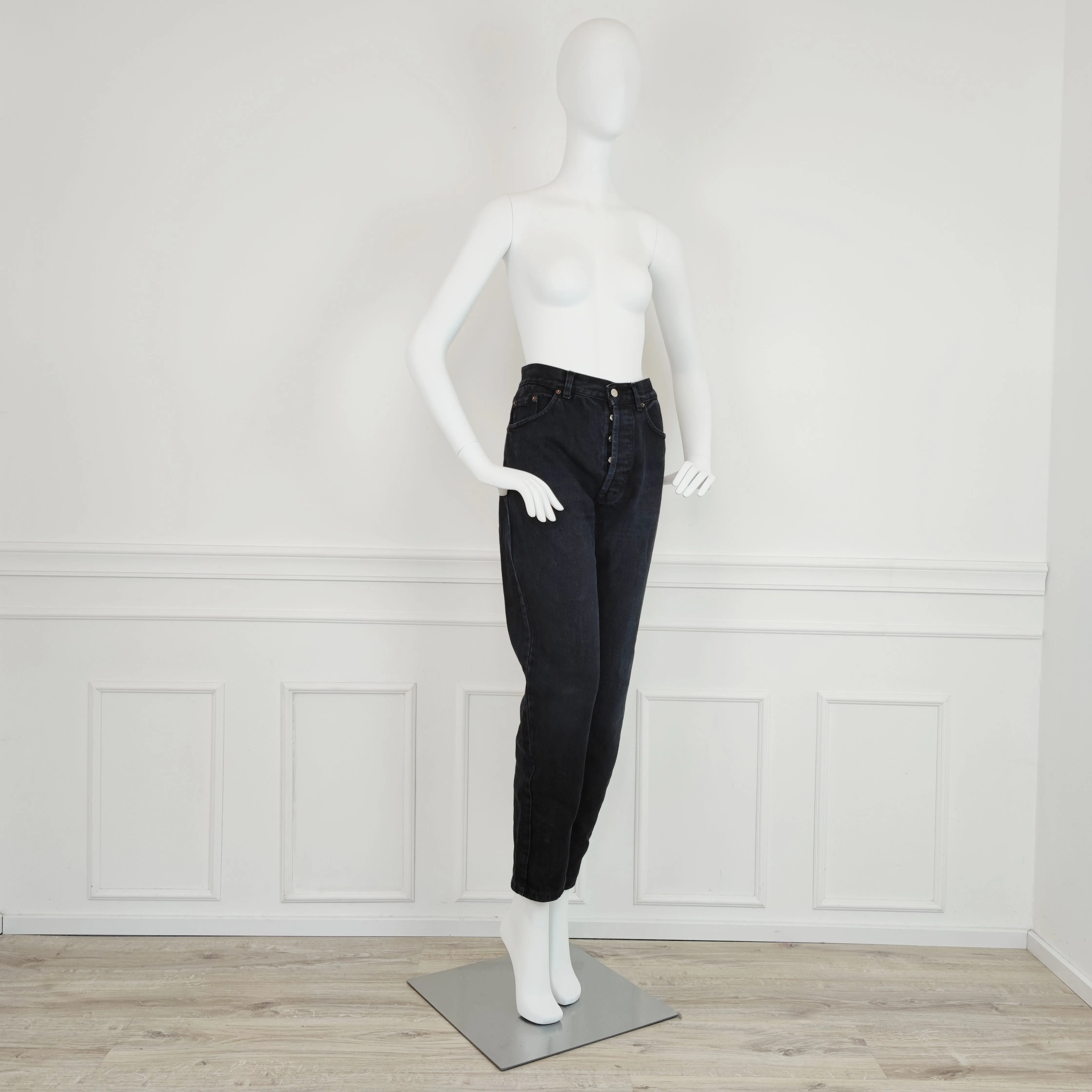 Jeans Levi's 501 nero slavato