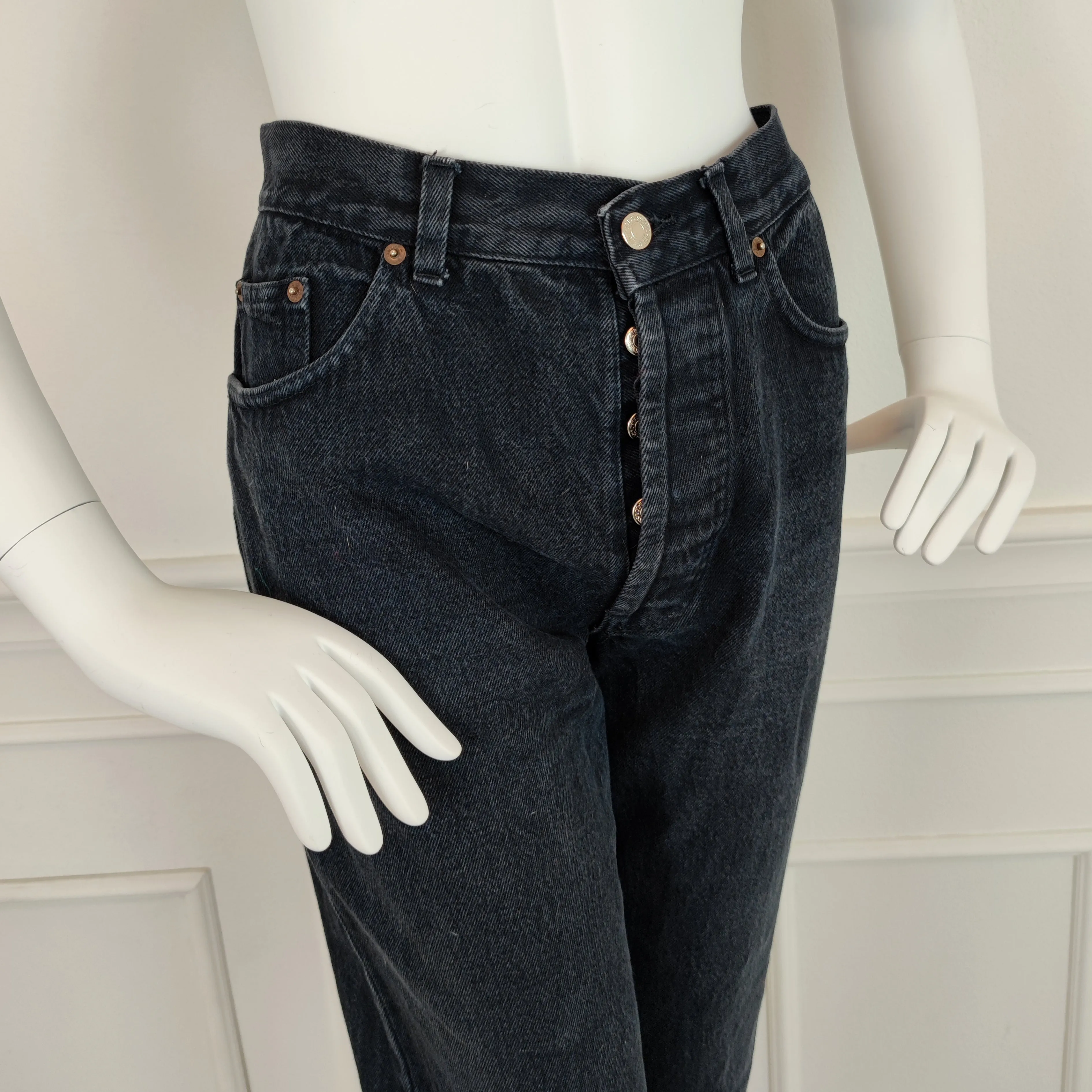 Jeans Levi's 501 nero slavato