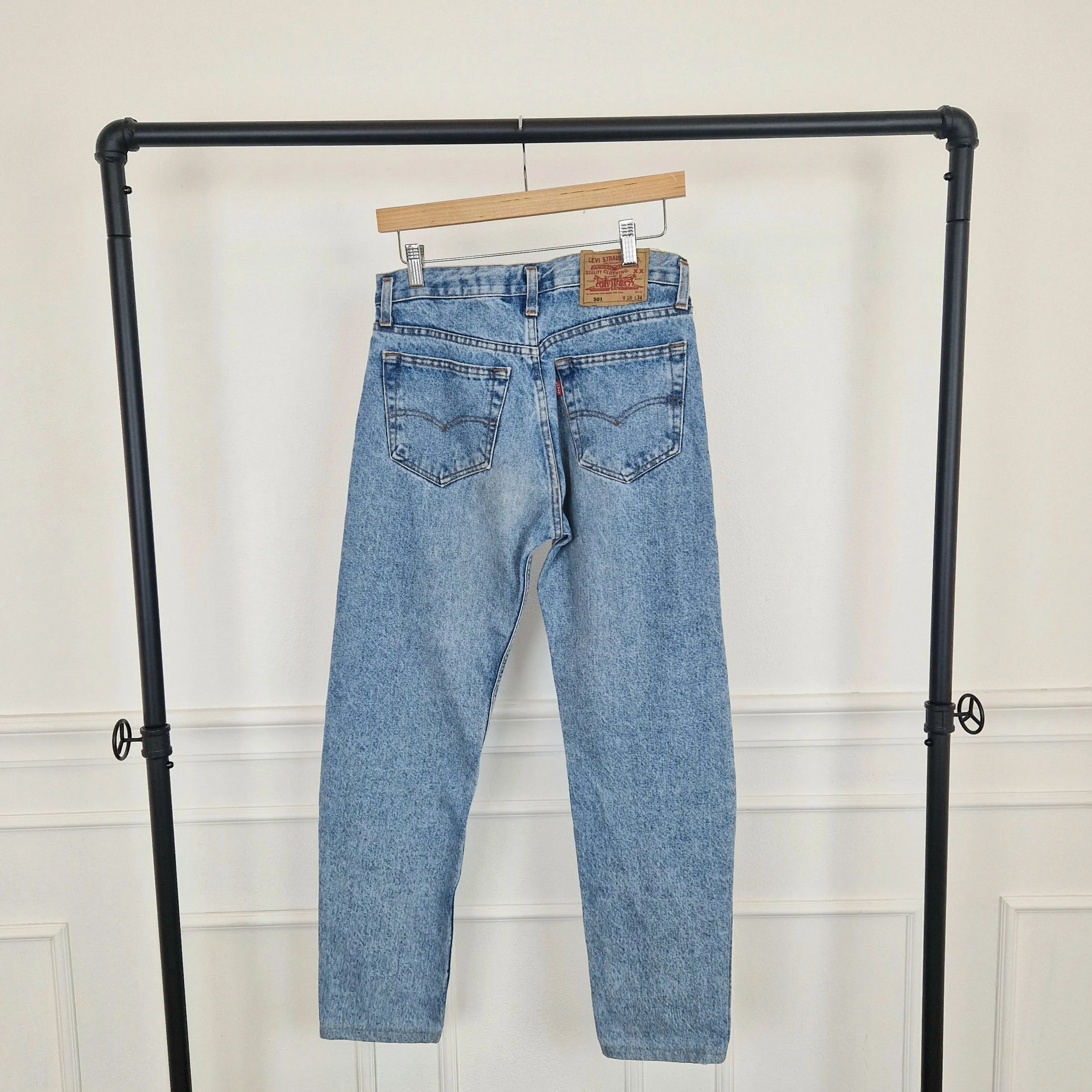 Jeans Levi's 501 w28 lavaggio chiaro