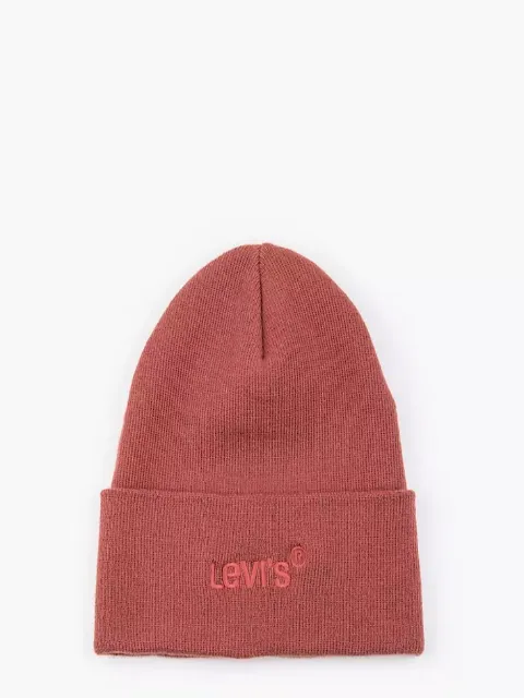 Levi's® Wordmark Beanie/Dull Red - New AW21