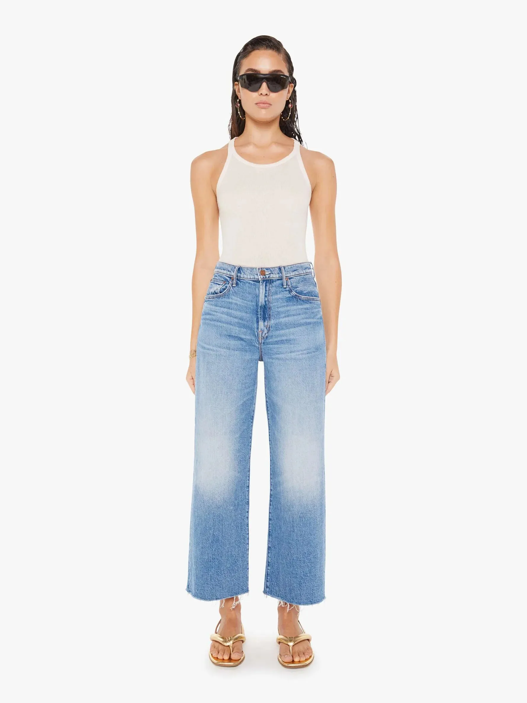Mother Denim - The Maven Ankle Fray in For Sure