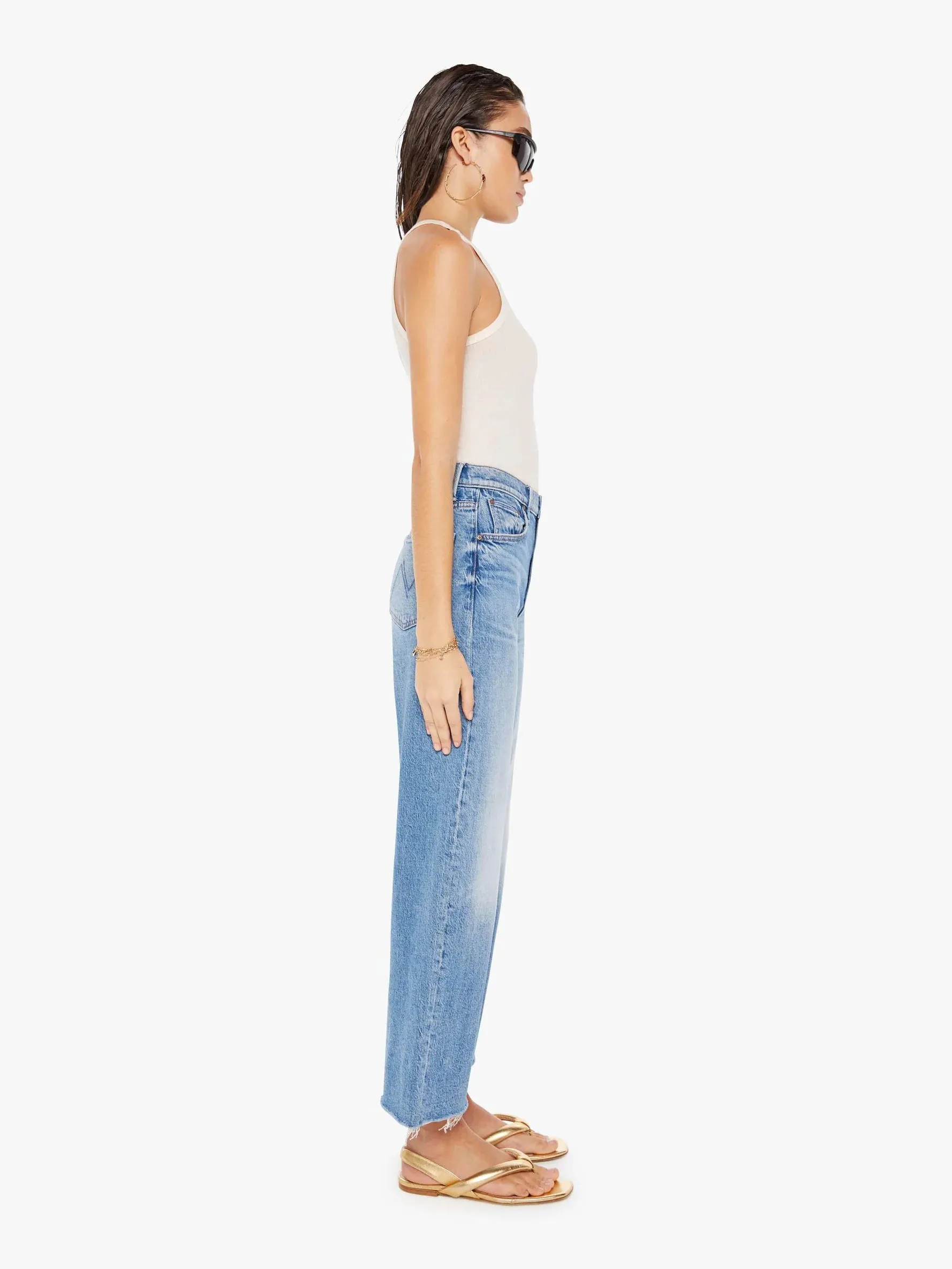 Mother Denim - The Maven Ankle Fray in For Sure