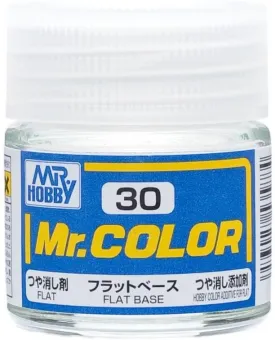 Mr. Hobby C30 Mr. Color Flat Base Lacquer Paint 10ml