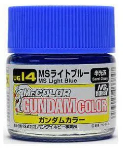 Mr. Hobby UG14 Gundam Color MS Light Blue Lacquer Paint 10ml