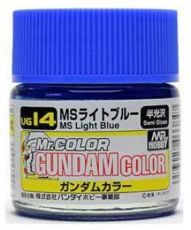 Mr. Hobby UG14 Gundam Color MS Light Blue Lacquer Paint 10ml