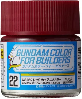 Mr. Hobby UG22 Gundam Color MS-06S Red Ver. Anime Color Lacquer Paint 10ml