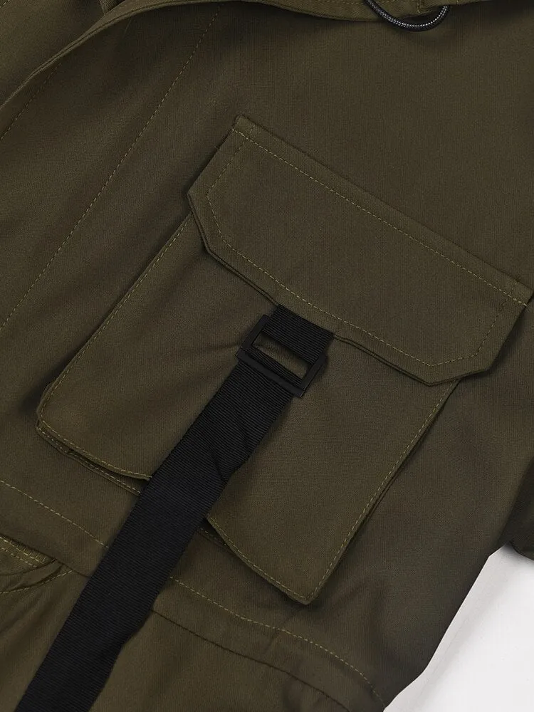 Pre Order:  Open Skirt Drawstring Windbreaker