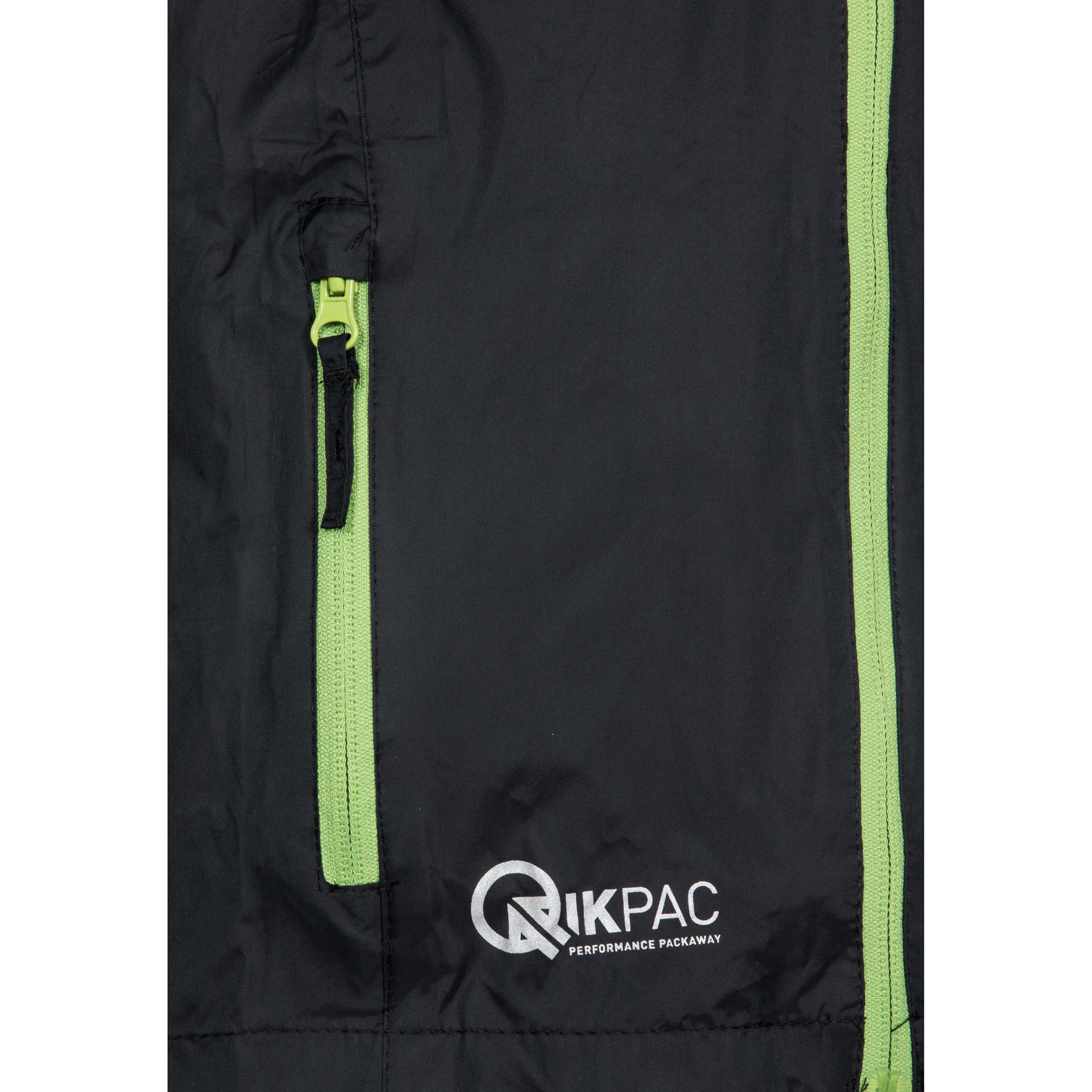 Qikpac Kids Packaway Unpadded Waterproof Jacket in Black