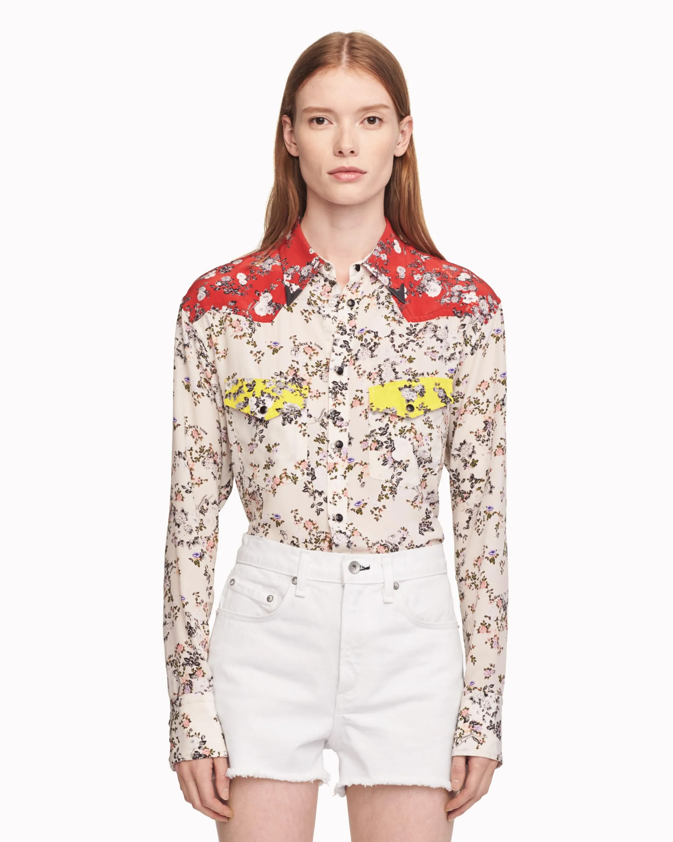 Rag & Bone - Justine Short in White