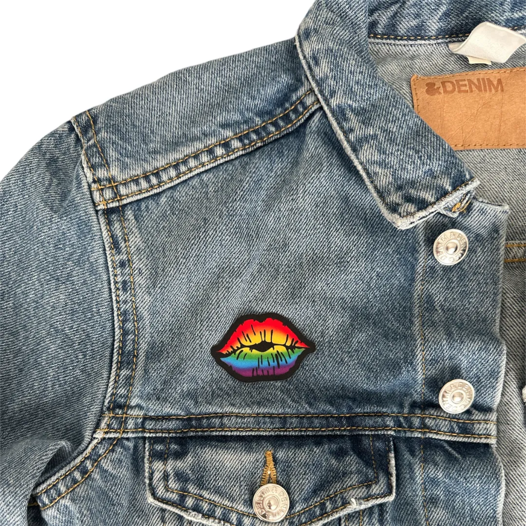 Rainbow Lips Patch