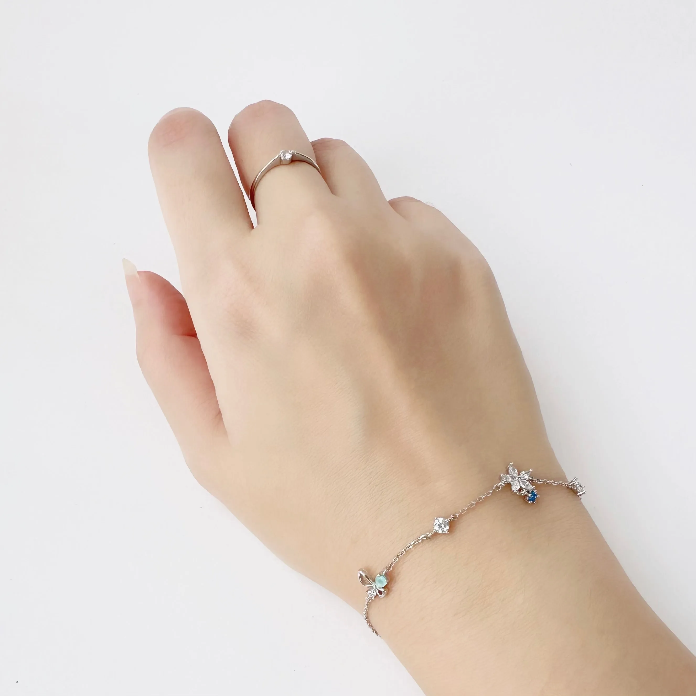 Silver Daffodil Bracelet
