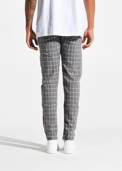 Simpson Track Pants (Grey Plaid)