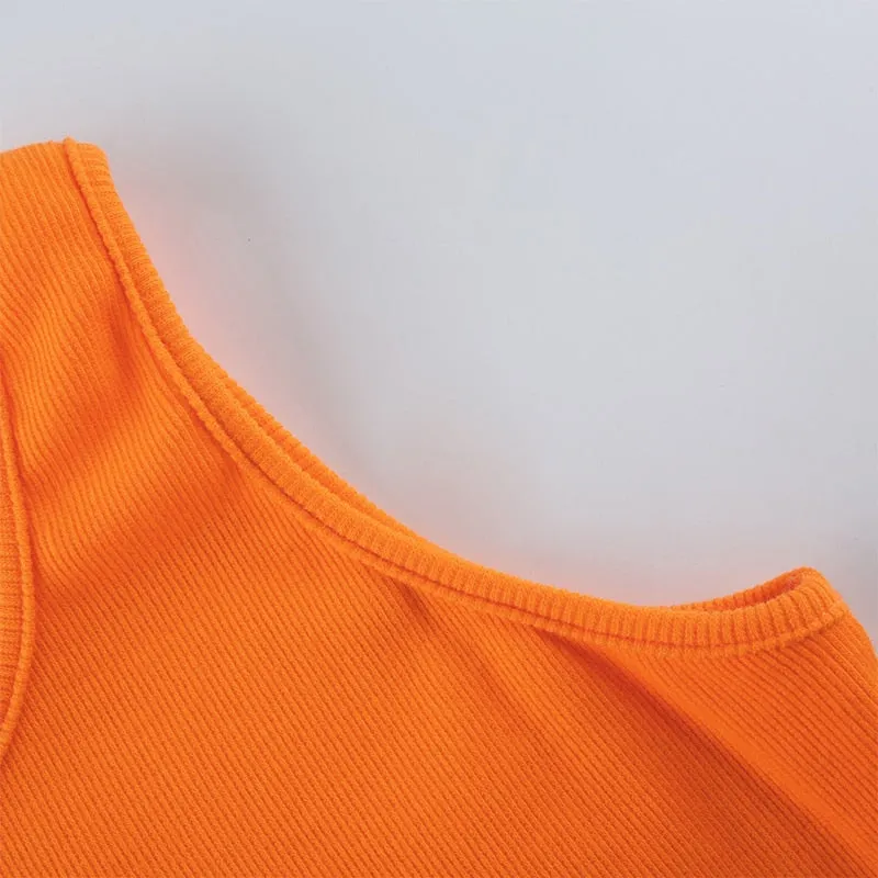 Tank Tops Sexy Fitness Angel Pattern Bralette Crop Top Sleeveless
