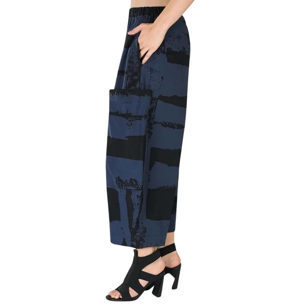 Urban Codex Barrel Pants - Navy