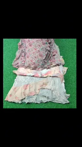 Y2K Tropical Sunset Poly Skirts