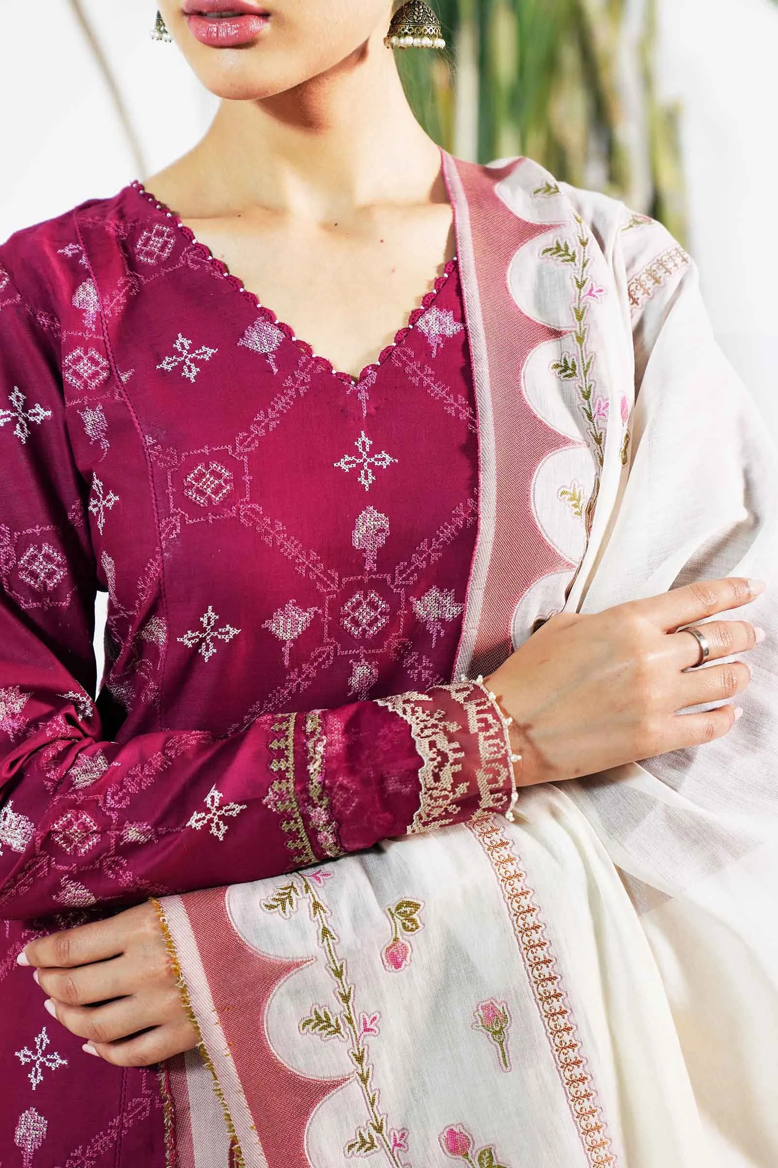Zara Shahjahan Luxury Lawn Collection 2021 – FAJAL-A