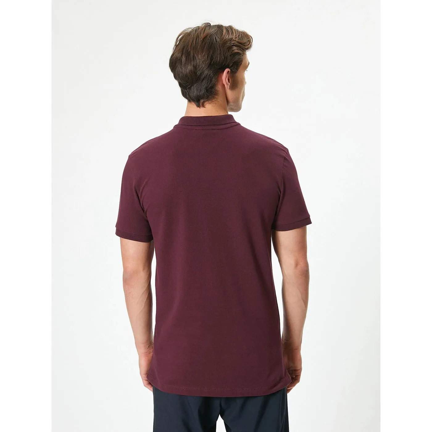 ZR Burgundy Slim Fit Polo