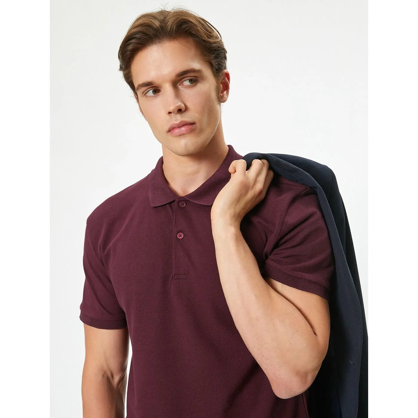 ZR Burgundy Slim Fit Polo
